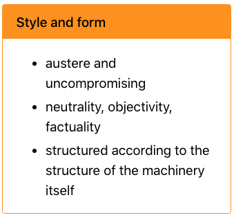 Style and form